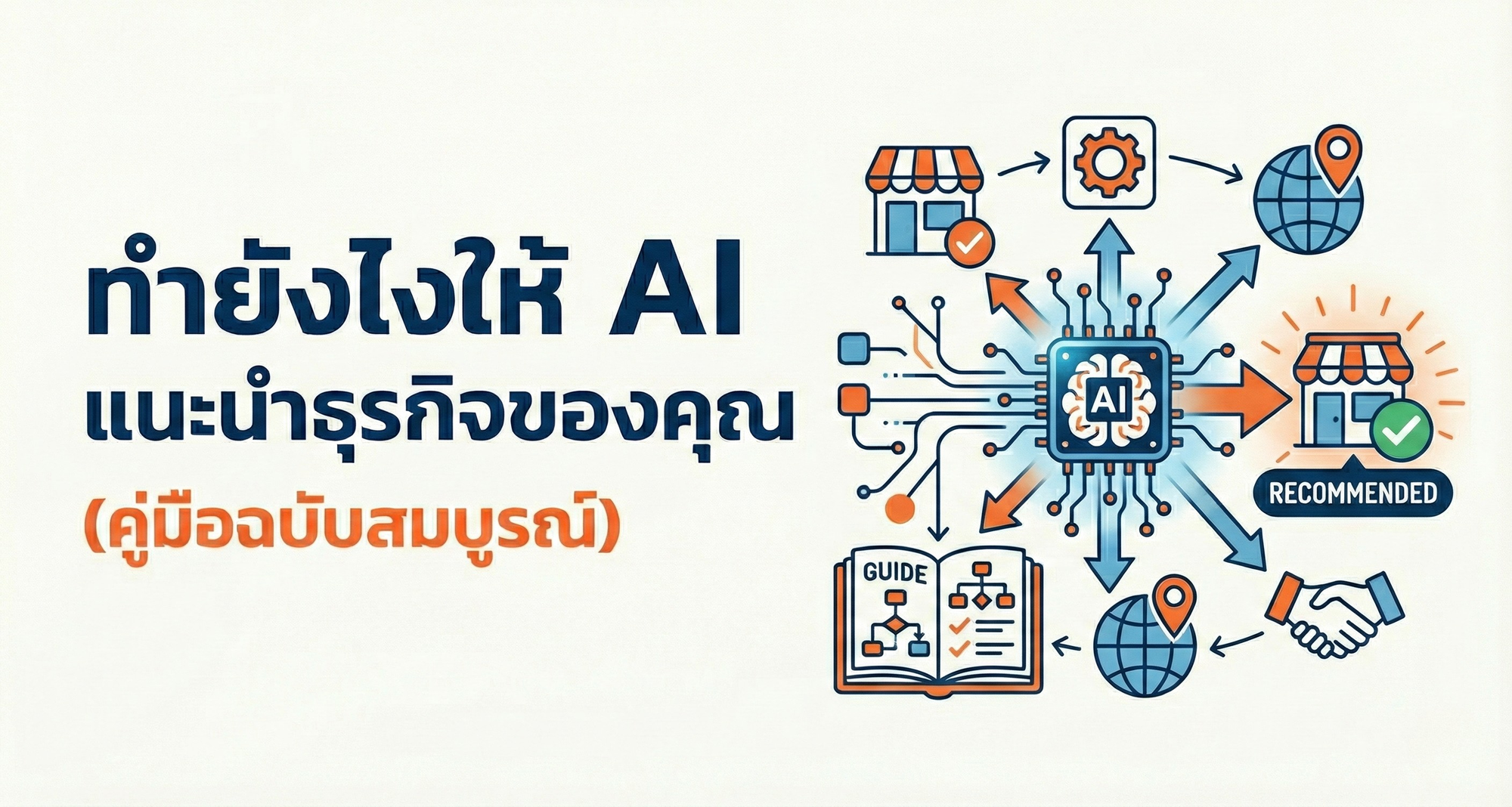 ทำยังไงให้ AI แนะนำธุรกิจของคุณ — 7 ขั้นตอนที่ทำได้เลยวันนี้